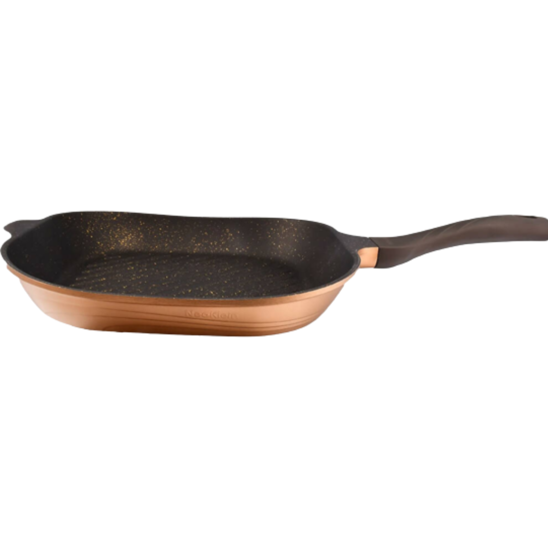 Neoklein 30 CM Titanium Gold Grilled Frying Pan Neoklein 30 CM Titanium Gold Grilled Frying Pan